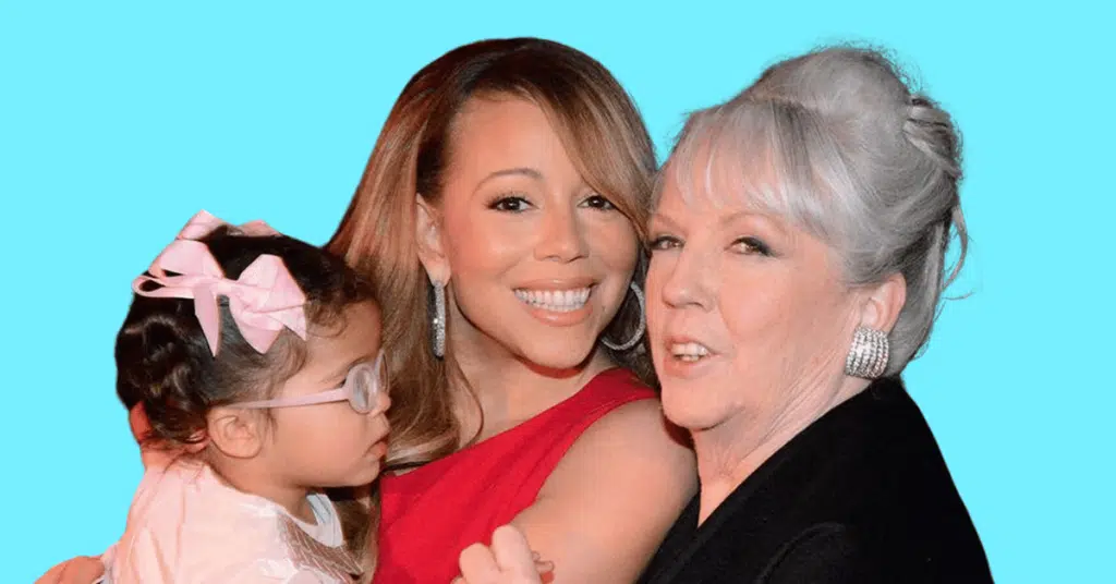 Mariah Carey's family members, including parents, in high resolution
