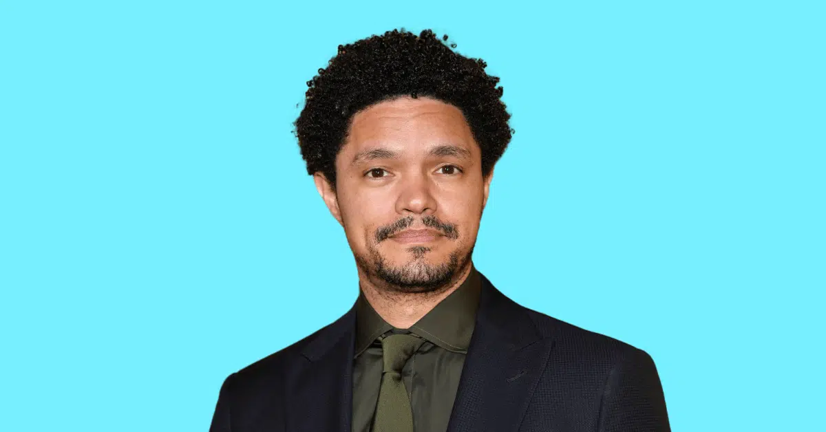 A close-up pic of Trevor Noah related to 'who is trevor noah dating' in high definition.