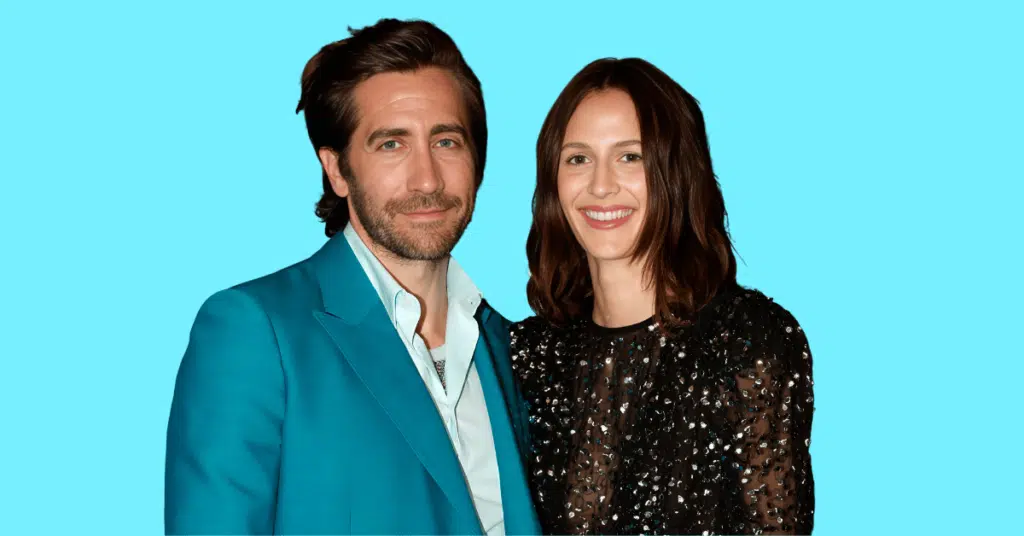 Jake Gyllenhaal together with Jeanne Cadieu, as a couple.