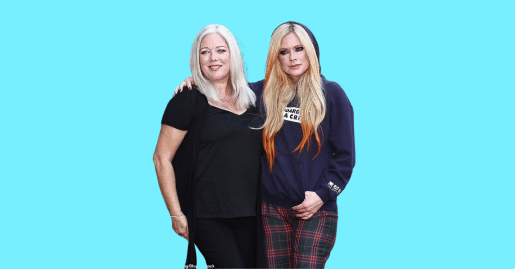 Avril Lavigne's family members, including parents, in high resolution