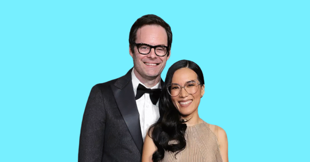 Bill Hader together with Ali Wong, as a couple.