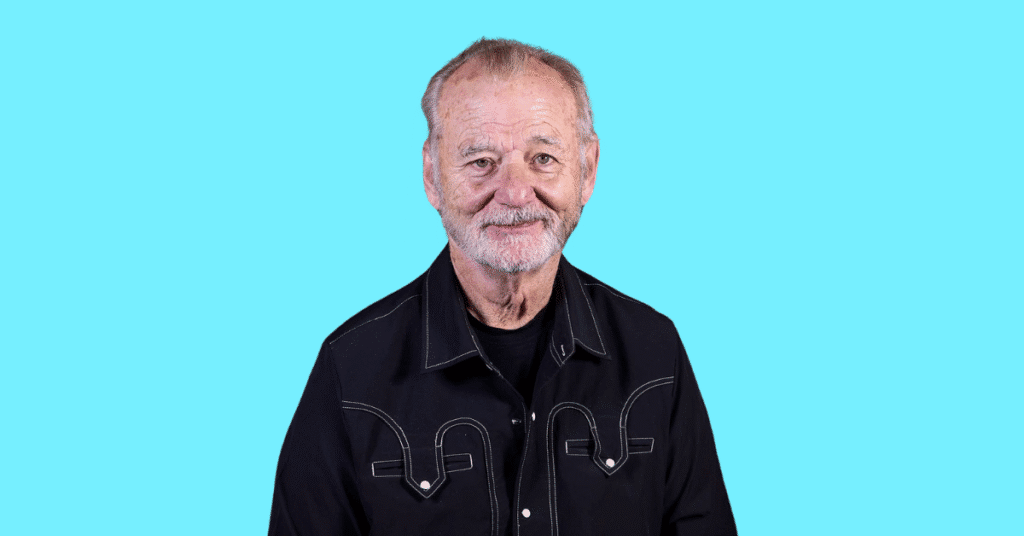 Bill Murray enjoying being single