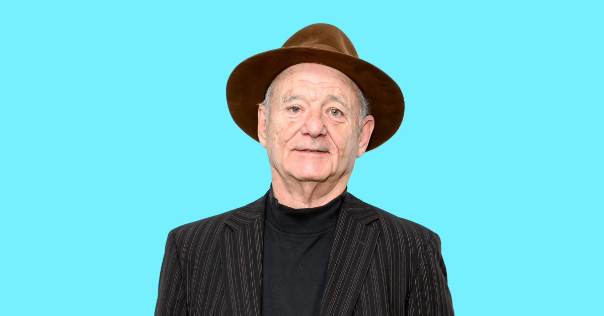 A close-up pic of Bill Murray related to 'who is bill murray dating' in high definition.