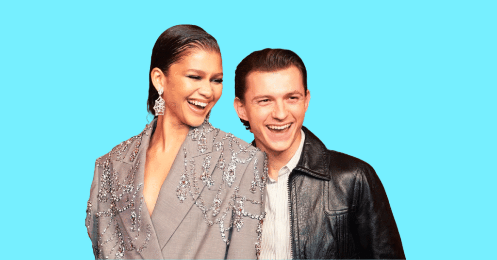 Zendaya together with Tom Holland, as a couple.