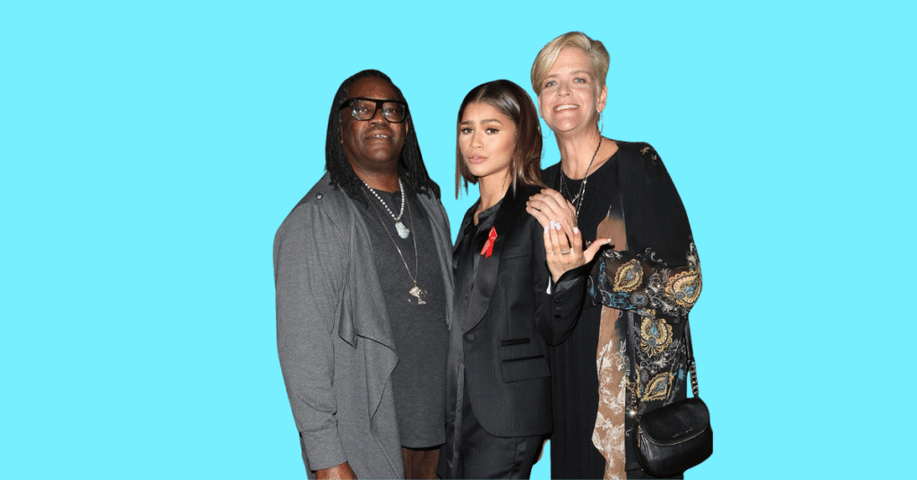Zendaya's family members, including parents, in high resolution