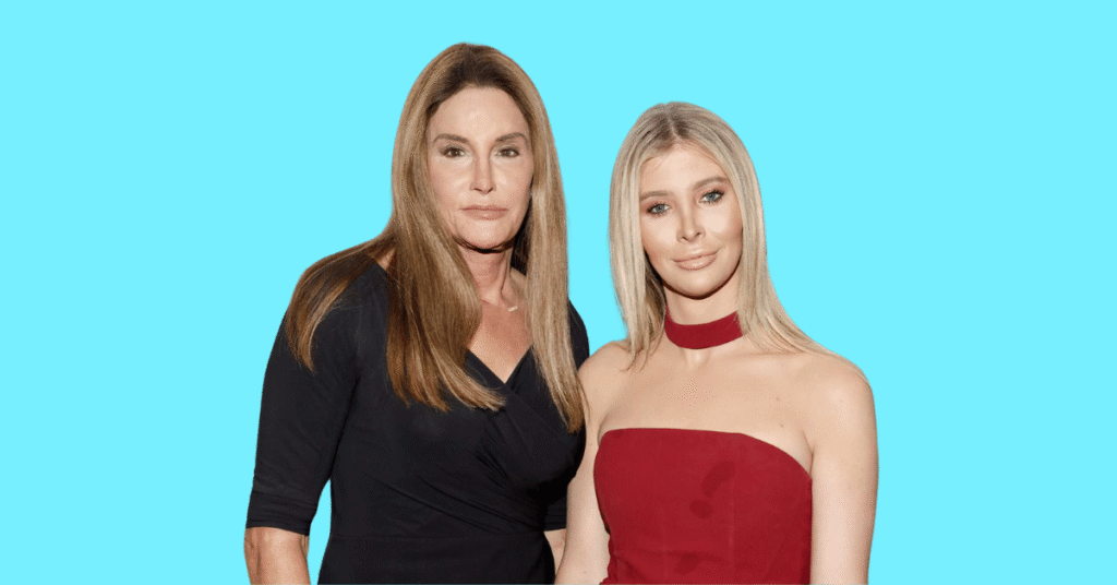 Caitlyn Jenner together with Sophia Hutchins, as a couple.