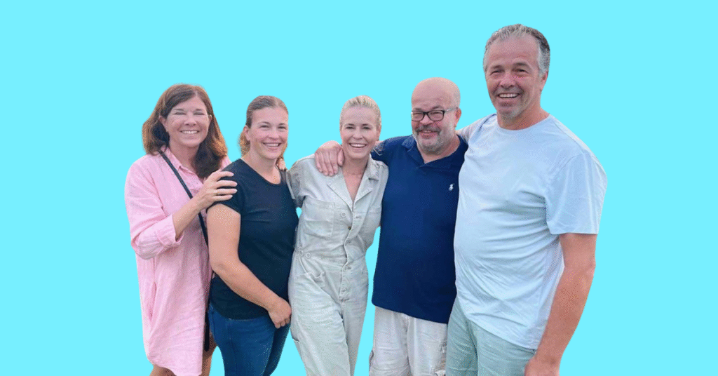Chelsea Handler's family members, in high resolution