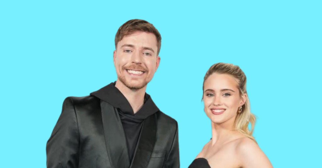 MrBeast together with Thea Booysen, as a couple.
