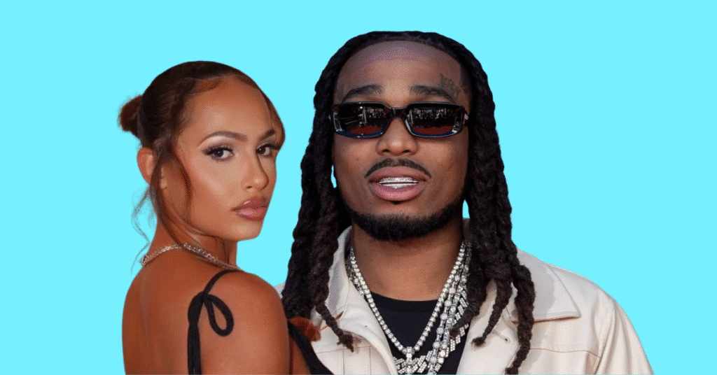 Quavo together with Erica Fontaine, as a couple.
