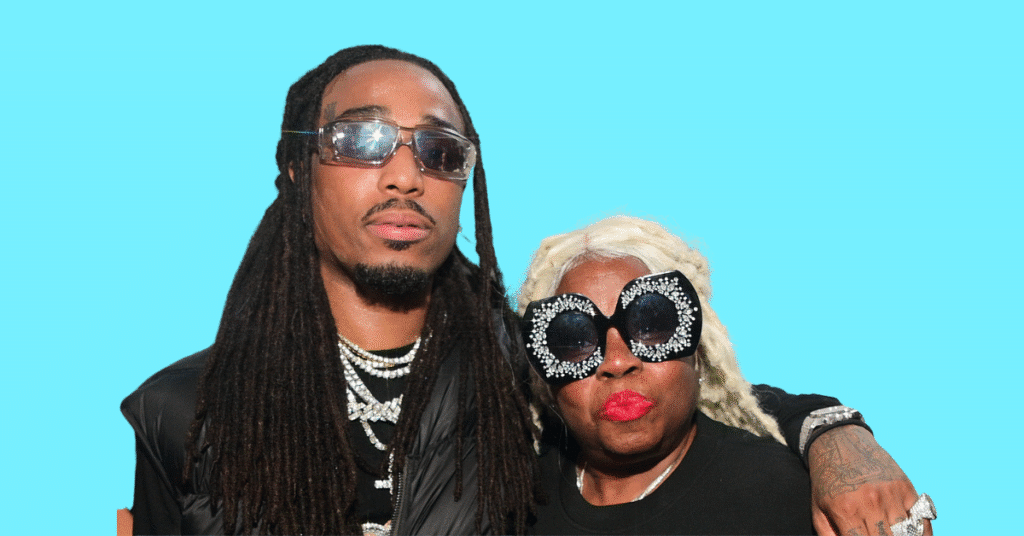 Quavo's family members, including parents, in high resolution