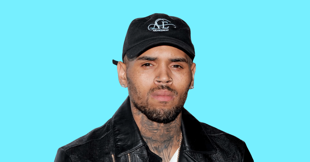 A close-up pic of Chris Brown related to 'who is chris brown dating' in high definition.