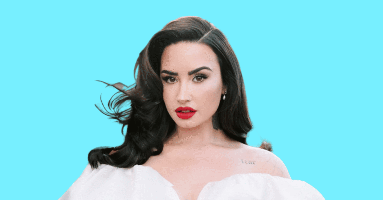 A close-up pic of Demi Lovato related to 'who is demi lovato dating' in high definition.